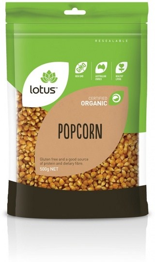 Lotus Organic Popcorn  500gm