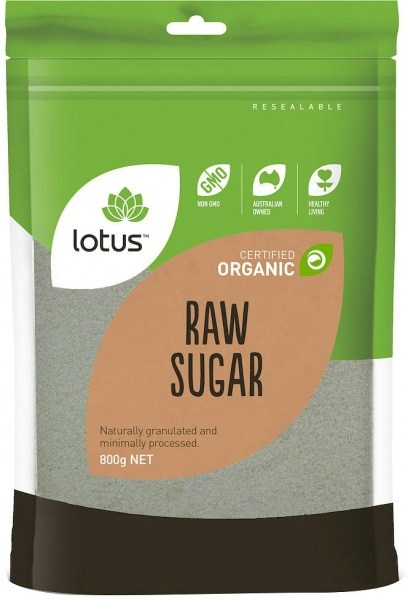 Lotus Organic Raw Sugar 800g