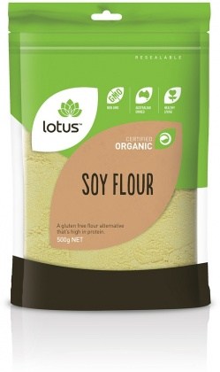 Lotus Organic Soy Flour 500gm