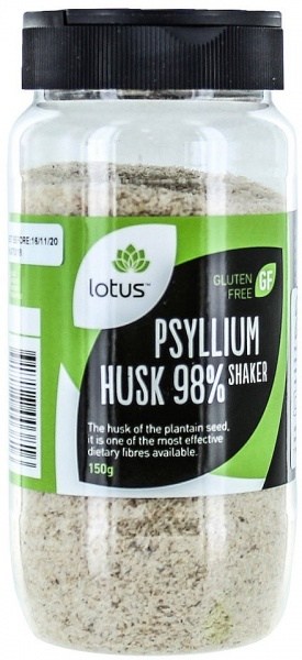 Lotus Psyllium Husks 98% Shaker 150g