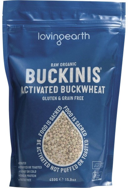 Loving Earth Buckinis Activated Buckwheat 450g