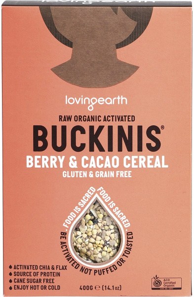 Loving Earth Buckinis Berry & Cacao Cereal 400g