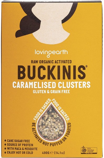 Loving Earth Buckinis Caramelised Clusters 400g