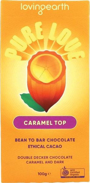 Loving Earth Caramel Top Double Decker Chocolate 11x100g