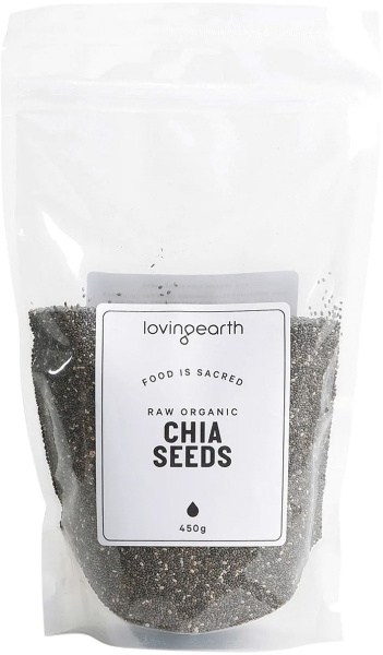 Loving Earth Chia Seeds 450g
