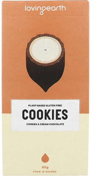 Loving Earth Cookies & Cream White Chocolate 11x80g