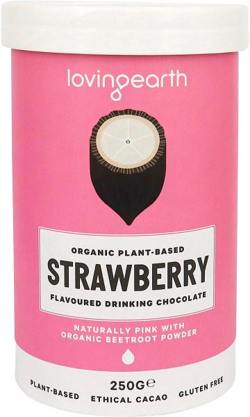 Loving Earth Drinking Chocolate Strawberry 250g