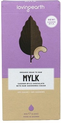 Loving Earth Organic Cashew Mylk Chocolate 80g