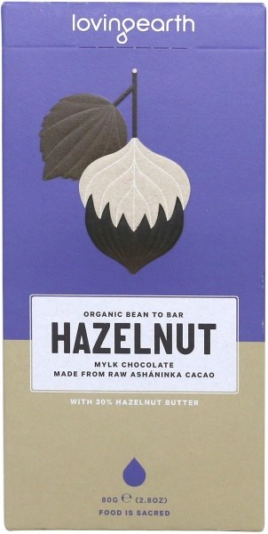 Loving Earth Raw Organic Hazelnut Mylk Chocolate 80g