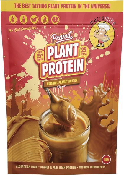 Macro Mike Peanut Plant Protein Original Peanut Butter 1kg