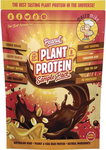 Macro Mike Peanut Plant Protein Sample Pack 8x40g