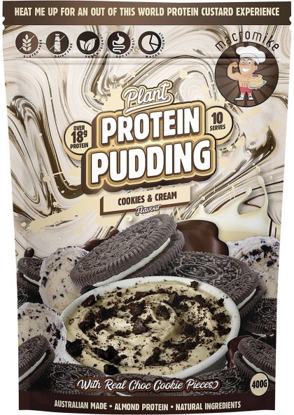 Macro Mike Plant Protein Pudding Cookies & Cream 400g