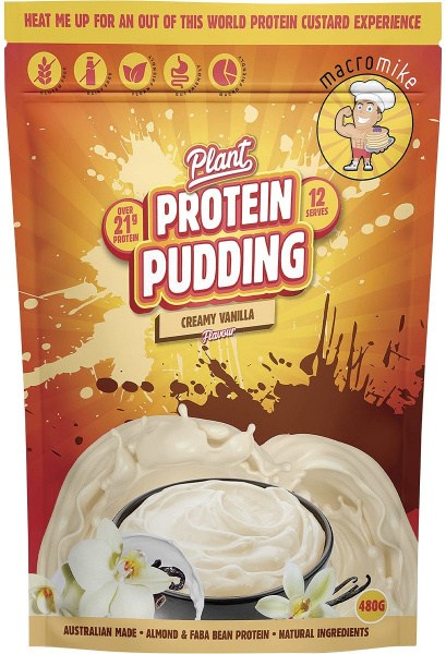 Macro Mike Plant Protein Pudding Creamy Vanilla 480g
