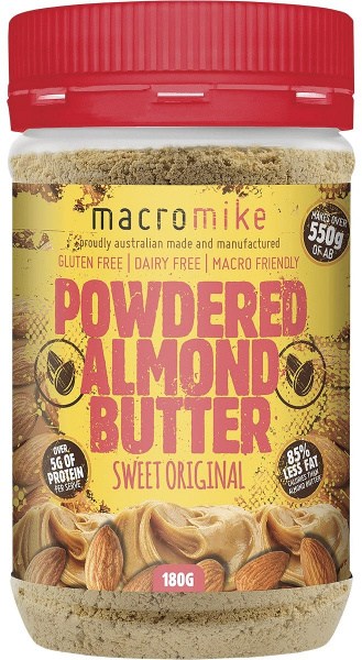 Macro Mike Powdered Almond Butter Sweet Original 156g