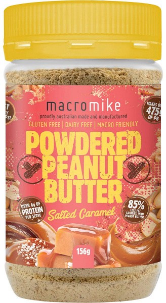 Macro Mike Powdered Peanut Butter Salted Caramel 156g