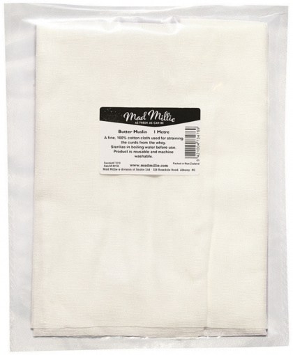 MAD MILLIE Butter Muslin Cotton Cloth 1 metre