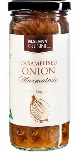 Maleny Cuisine Onion Marmalade Sliced 300g