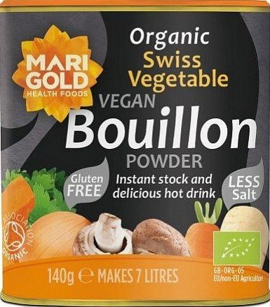 Marigold Vegan Powder Lowsalt Org (Grey)140g OCT22