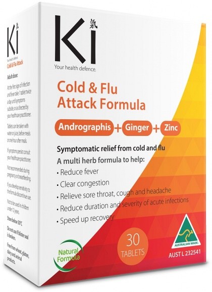 Martin & Pleasance Ki Cold & Flu Attack 30tabs