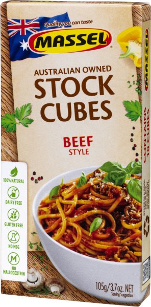 Massel Stock Beef Style Cube 105g