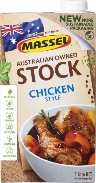 Massel Organic Plant Based Liquid Chicken Stock  1L