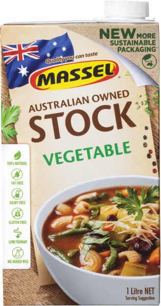 Massel Organic Plant Based Liquid Vegetable Stock  1L