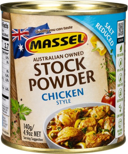 Massel Stock Powder Salt Reduced Chicken Style  140g