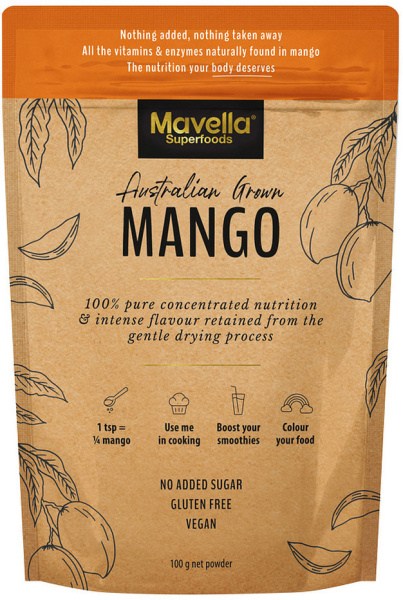 MAVELLA SUPERFOODS Australian Grown Mango Powder 100g