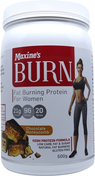 Maxine's Burn Protein Powder Chocolate Honeycomb  500g