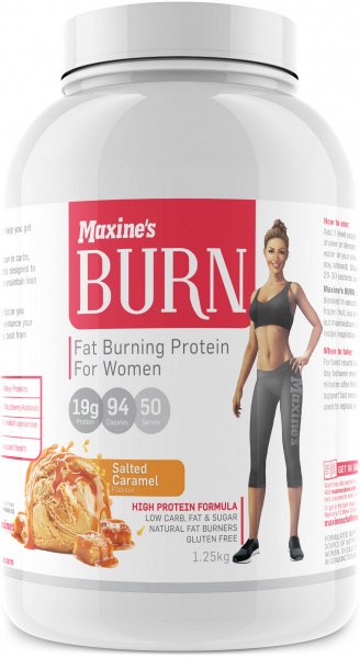 Maxine's Burn Protein Powder Salted Caramel  1.25kg