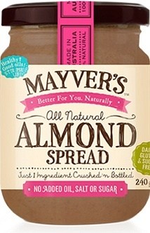 Mayvers Almond Spread  240g