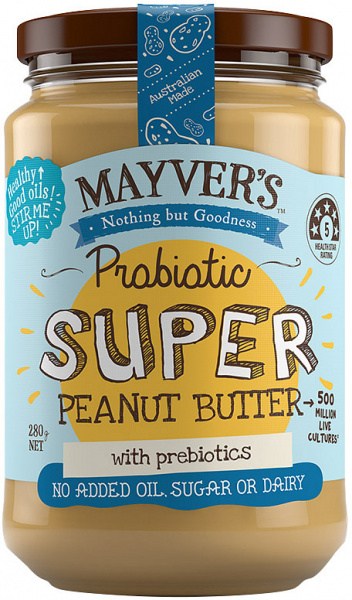Mayvers Probiotic Super Peanut Butter  280g