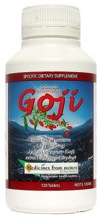 Medicines From Nature Goji Tablets 1500mg 120Tab