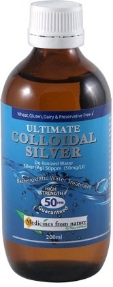 Medicines From Nature Ultimate Colloidal Silver50PPM 200ml