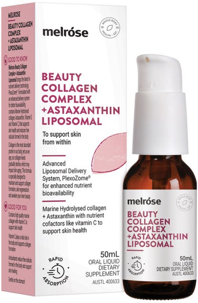 MELROSE Liposomal Beauty Collagen Complex + Astaxanthin Oral Liquid 50ml