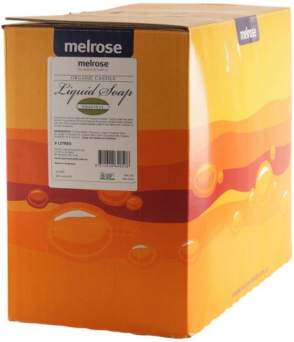 MELROSE Organic Castile Liquid Soap Original 9L