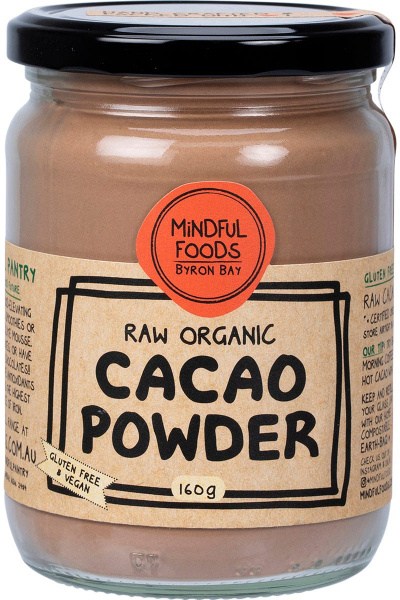 Mindful Foods Cacao Powder Raw Organic 160g