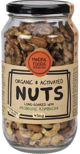 Mindful Foods Mixed Nuts Organic & Activated 450g