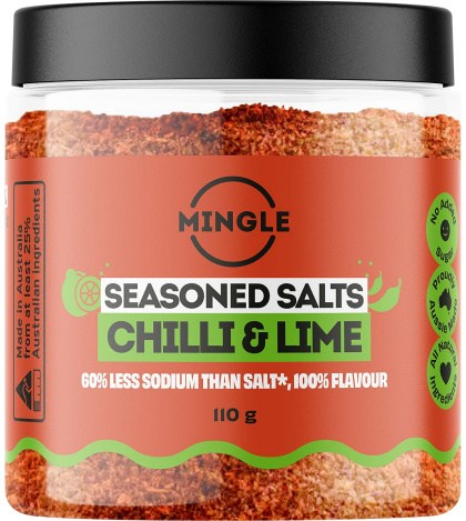 Mingle Chilli & Lime Seasoned Salts 110g