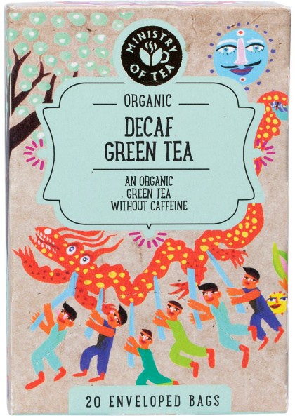 Ministry of Tea Organic Decaf Green Tea Bags 20pk