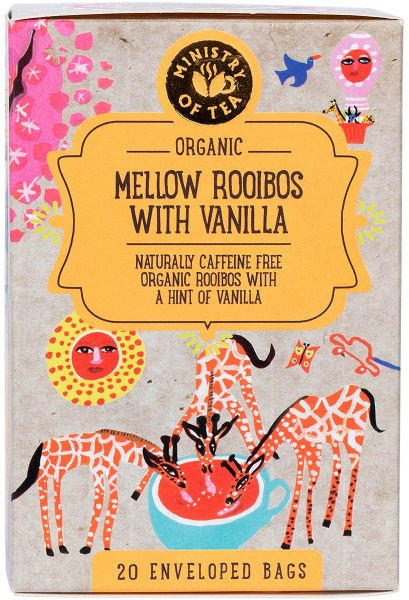 Ministry of Tea Organic Mellow Rooibos with Vanilla Tea Bags 20pk