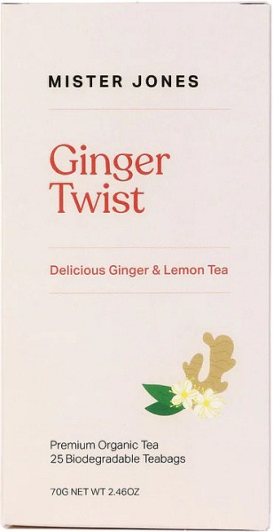 Mister Jones Ginger Twist Organic 25Teabags
