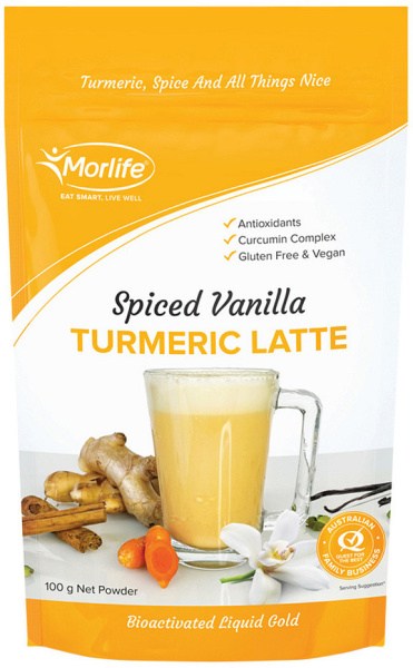 MORLIFE Spiced Vanilla Turmeric Latte 100g