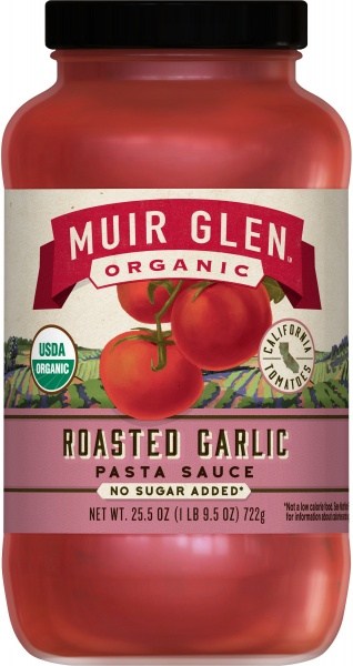 Muir Glen Pasta Sauce Roasted Garlic 723gm