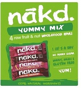 Nakd GF Yummy Mix Bar 4x35g