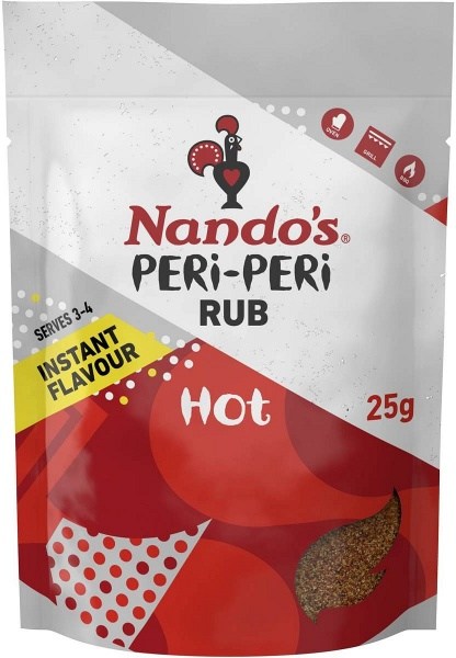 Nandos Peri Rubs Hot Sachet 25g