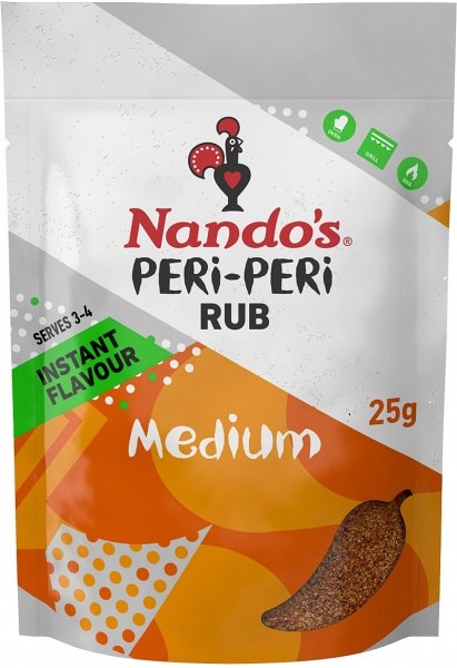 Nandos Peri Rubs Medium Sachet 25g