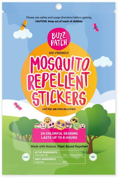 NATPAT BuzzPatch Natural Mosquito Repellent Stickers 24 Pack