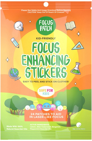 NATPAT FocusPatch Focus Enhancing Stickers 24 Pack