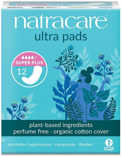 Natracare Ultra Pads Super Plus 12 Pack